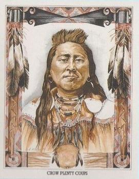 1992 Victoria Gallery Wild West Indians #9 Crow Plenty Coups Front
