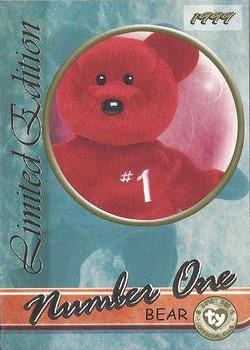 1999 Ty Beanie Babies III - Limited Edition #NNO Number One Bear Front