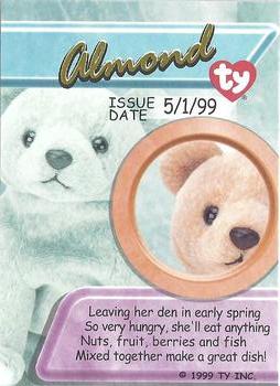1999 almond beanie baby value