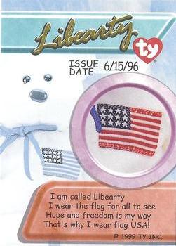 1999 Ty Beanie Babies III - Limited Edition #NNO Libearty Back