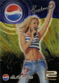 2002 Pepsi Pass Britney Spears World Tour (Thailand) #2 Britney Spears Front