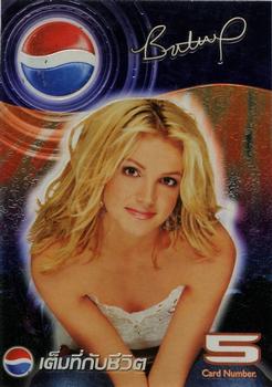 2002 Pepsi Pass Britney Spears World Tour (Thailand) #5 Britney Spears Front