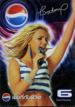 2002 Pepsi Pass Britney Spears World Tour (Thailand) #6 Britney Spears Front