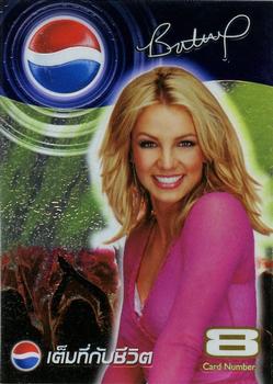 2002 Pepsi Pass Britney Spears World Tour (Thailand) #8 Britney Spears Front