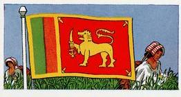 1965 Flags and Emblems #13 Ceylon Front