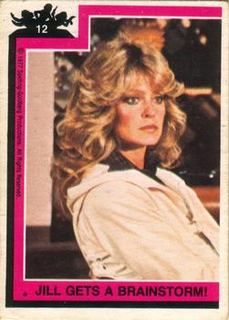 1977 O-Pee-Chee Charlie's Angels - English-only Front #12 Jill Gets a Brainstorm! Front