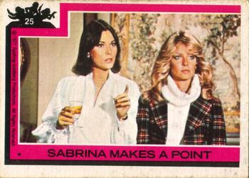 1977 O-Pee-Chee Charlie's Angels - English-only Front #25 Sabrina Makes a Point Front
