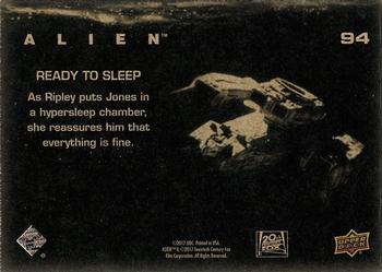 2017 Upper Deck Alien #94 Ready to Sleep Back