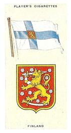 1936 Player's National Flags and Arms #17 Finland Front