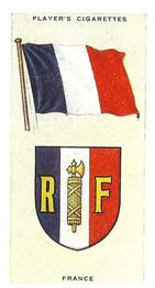 1936 Player's National Flags and Arms #18 France Front