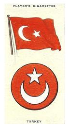 1936 Player's National Flags and Arms #44 Turkey Front