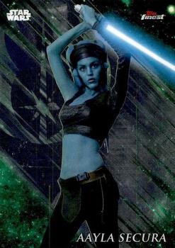 2018 Topps Finest Star Wars #2 Aayla Secura Front