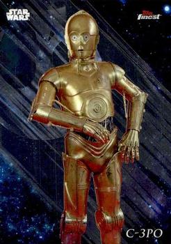 2018 Topps Finest Star Wars #16 C-3PO Front
