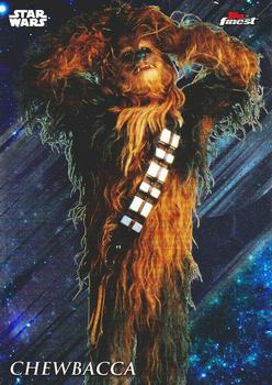 2018 Topps Finest Star Wars #21 Chewbacca Front