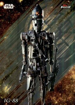 2018 Topps Finest Star Wars #48 IG-88 Front