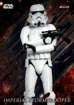 2018 Topps Finest Star Wars #50 Imperial Stormtrooper Front