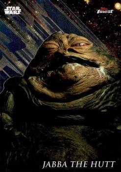 2018 Topps Finest Star Wars #51 Jabba the Hutt Front