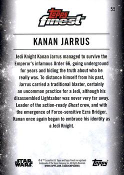 2018 Topps Finest Star Wars #55 Kanan Jarrus Back
