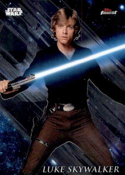 2018 Topps Finest Star Wars #61 Luke Skywalker Front