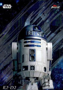 2018 Topps Finest Star Wars #77 R2-D2 Front