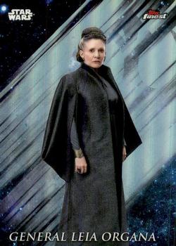 2018 Topps Finest Star Wars #115 General Leia Organa Front