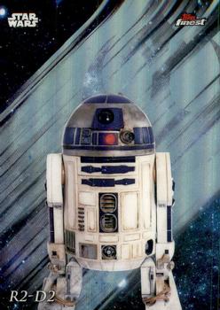 2018 Topps Finest Star Wars #119 R2-D2 Front