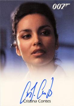 2012 Rittenhouse James Bond 50th Anniversary Series 1 - Full Bleed Autographs #NNO Cristina Contes Front
