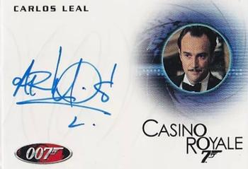 2012 Rittenhouse James Bond 50th Anniversary Series 1 - 40th Anniversary Design Autographs #A192 Carlos Leal Front