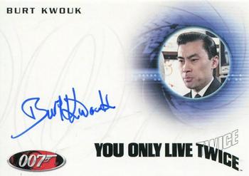 2012 Rittenhouse James Bond 50th Anniversary Series 1 - 40th Anniversary Design Autographs #A197 Burt Kwouk Front