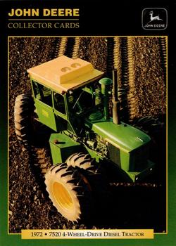 1995 John Deere #25 7520 4-Wheel Drive Diesel Tractor Front