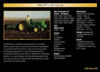 1995 John Deere #26 820 Tractor Back