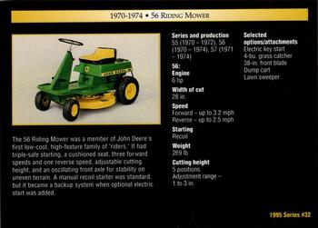 1995 John Deere #32 56 Riding Mower Back