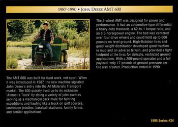 1995 John Deere #34 John Deere AMT 600 Back