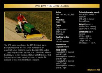 1995 John Deere #38 180 Lawn Tractor Back