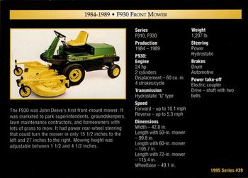1995 John Deere #39 F930 Front Mower Back