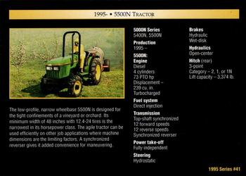 1995 John Deere #41 5500N Tractor Back