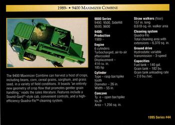 1995 John Deere #44 9400 Maximizer Combine Back