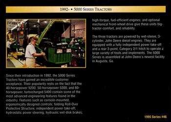 1995 John Deere #46 5000 Series Tractors Back