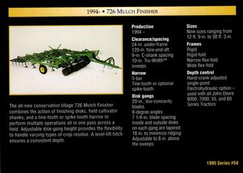 1995 John Deere #54 726 Mulch Finisher Back