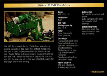 1995 John Deere #55 135 TMR Feed Mixer Back