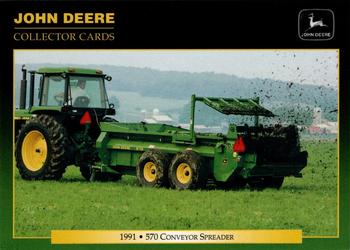1995 John Deere #58 570 Conveyor Spreader Front