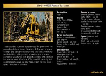 1995 John Deere #74 653E Feller Buncher Back
