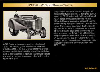 1995 John Deere #85 620 Grove/Orchard Tractor Back