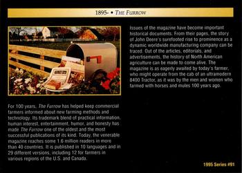 1995 John Deere #91 The Furrow Back