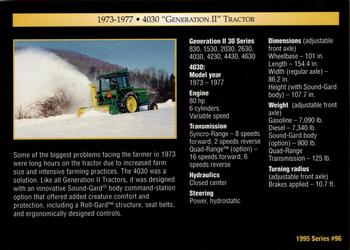 1995 John Deere #96 4030 Generation II Tractor Back