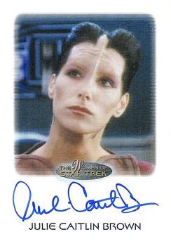 2010 Rittenhouse The Women of Star Trek - Autographs #NNO Julie Caitlin Brown Front