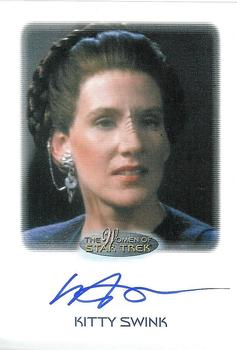 2010 Rittenhouse The Women of Star Trek - Autographs #NNO Kitty Swink Front