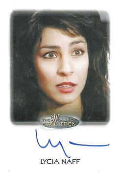 2010 Rittenhouse The Women of Star Trek - Autographs #NNO Lycia Naff Front