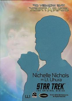 2010 Rittenhouse The Women of Star Trek - Leading Ladies #LL1 NIchelle Nichols Back