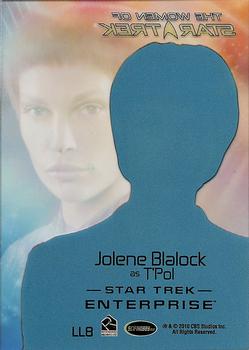 2010 Rittenhouse The Women of Star Trek - Leading Ladies #LL8 Jolene Blalock Back